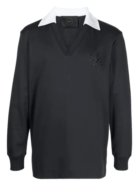 Limitato v-neck polo shirt