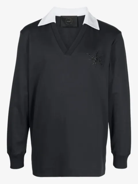 Limitato v-neck polo shirt