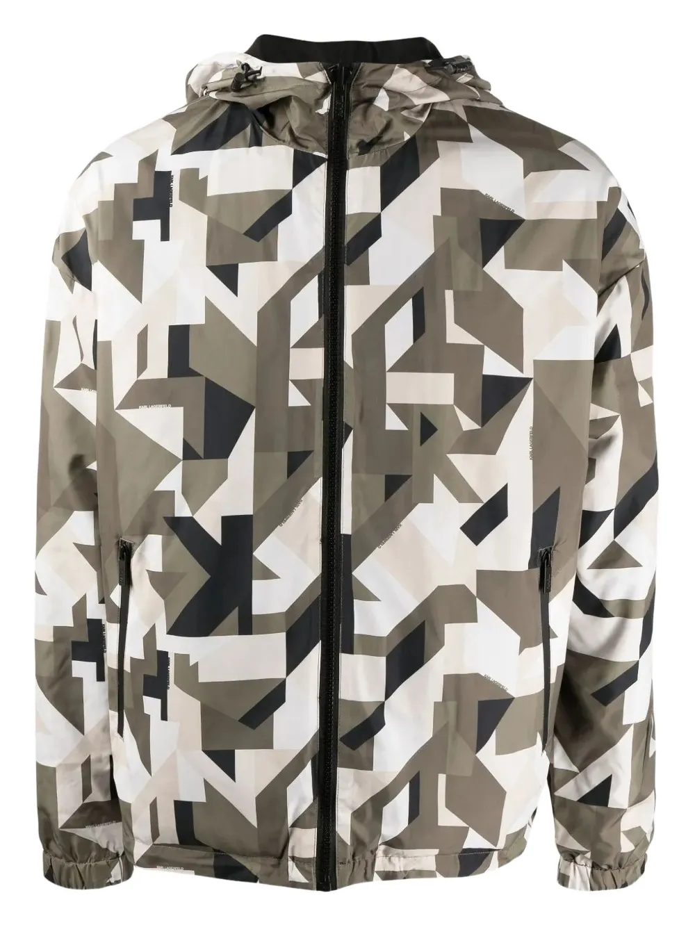 Karl Lagerfeld Jack met capuchon Groen