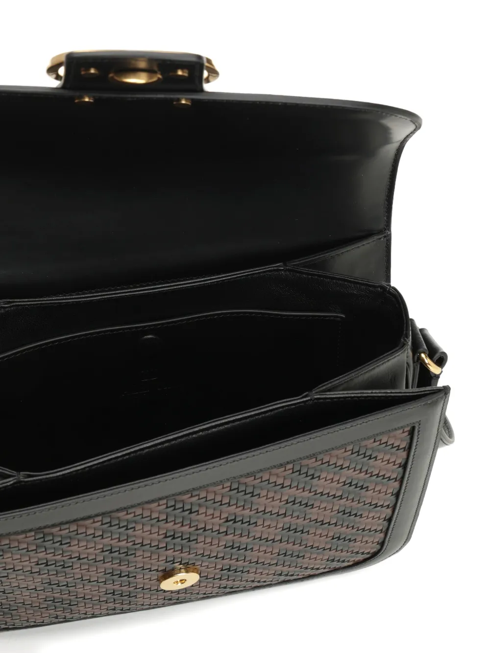 Valentino Garavani small 9TO5 leather shoulder bag Zwart