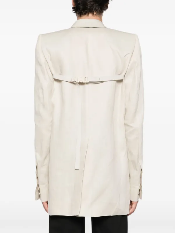 Rick Owens Dirt Blazer | Neutrals | FARFETCH