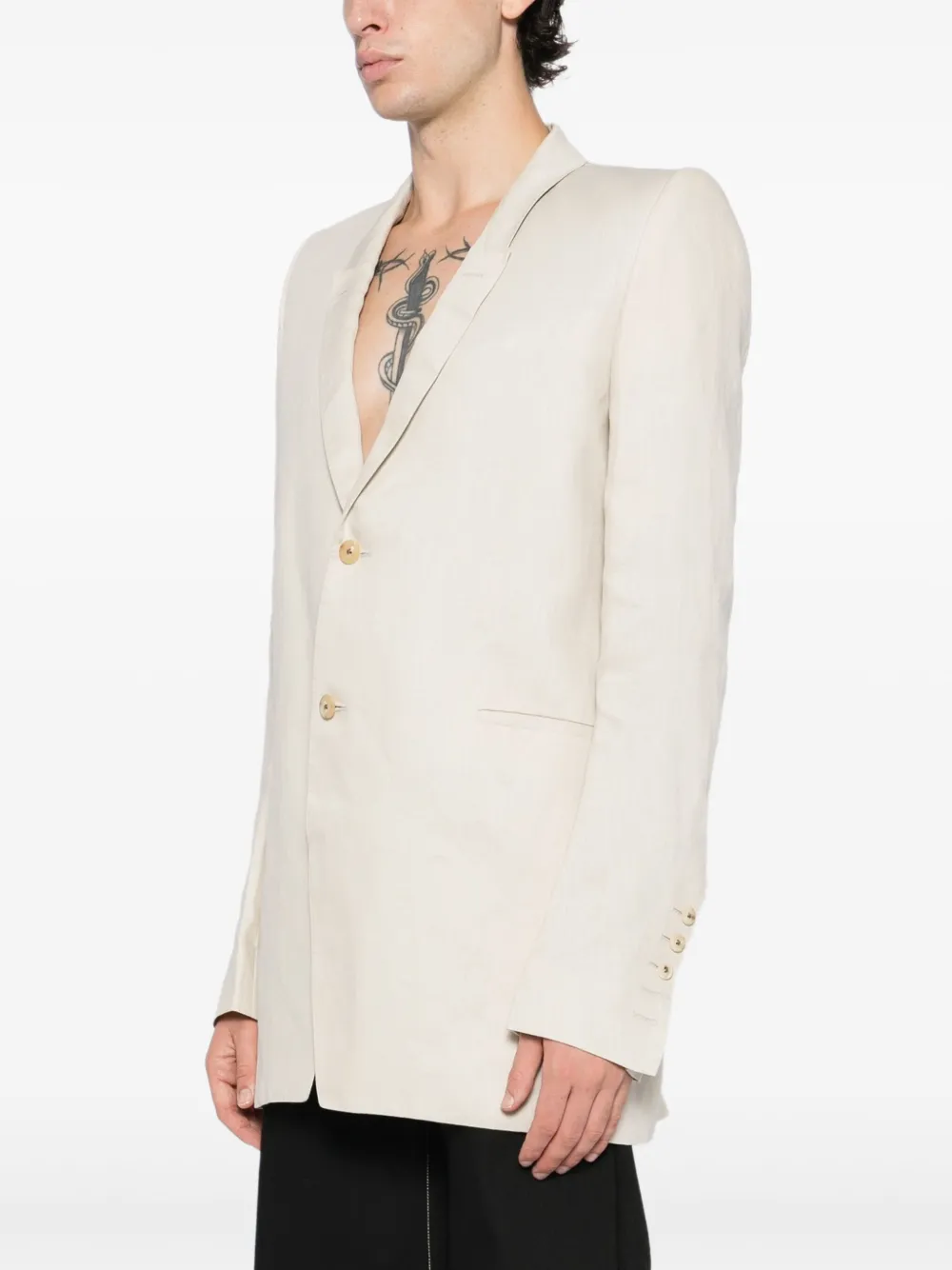 Rick Owens Dirt blazer Beige