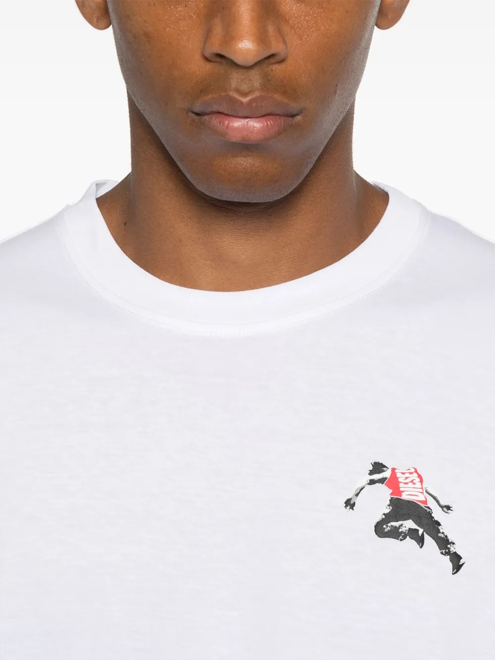 Diesel T-shirt met grafische print Wit