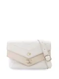 CHANEL Pre-Owned 2018-2019 Quilted Sheepskin Double Chevron belt bag - White