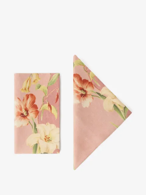 Cabana Ibiscus Colony linen napkins (set of four)