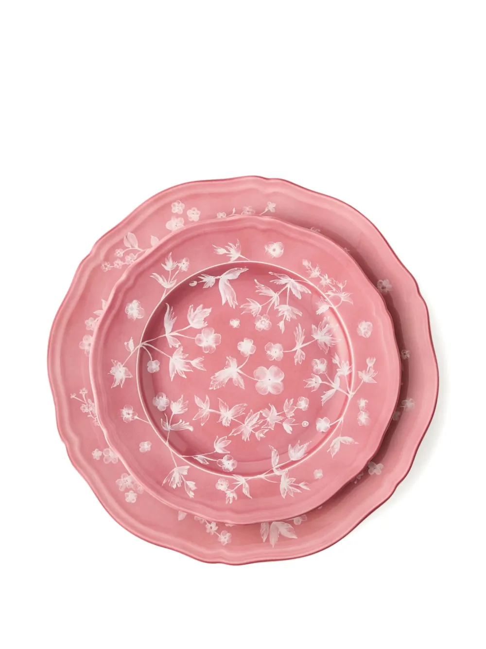 Cabana plato de postre 1735 en colaboración con Ginori | rosado | Image 1