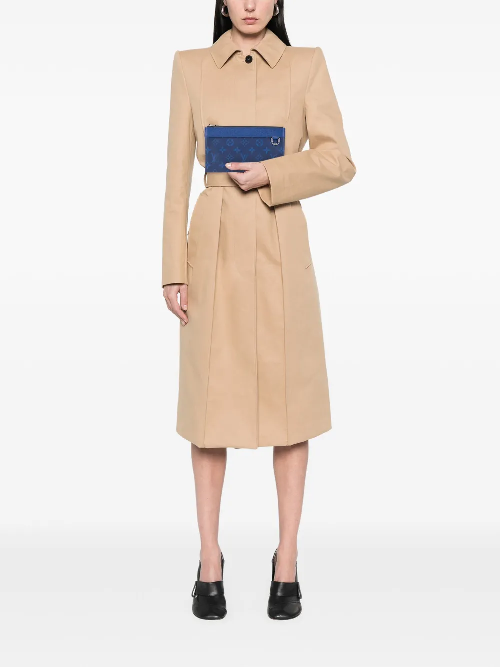 Louis Vuitton Pre-Owned 2019 Monogram Taigarama Pochette Discovery PM clutch bag | Pre-Owned | Image 2