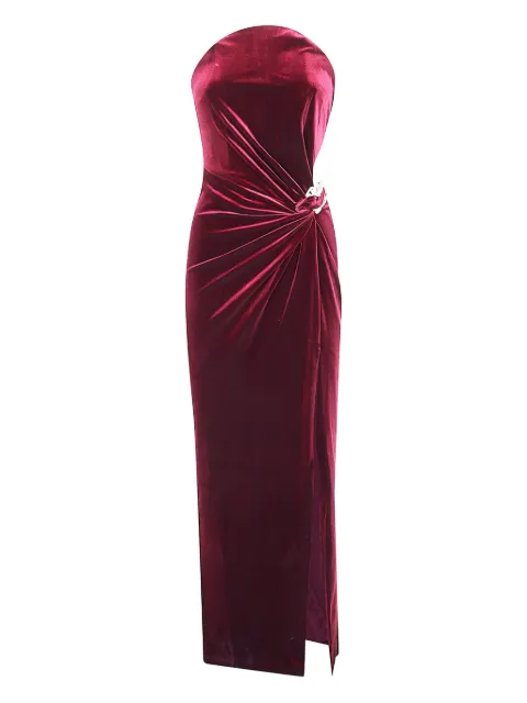 Self-Portrait bandeau maxi dress