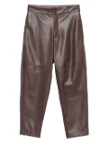 TWINSET panelled trousers - Brown