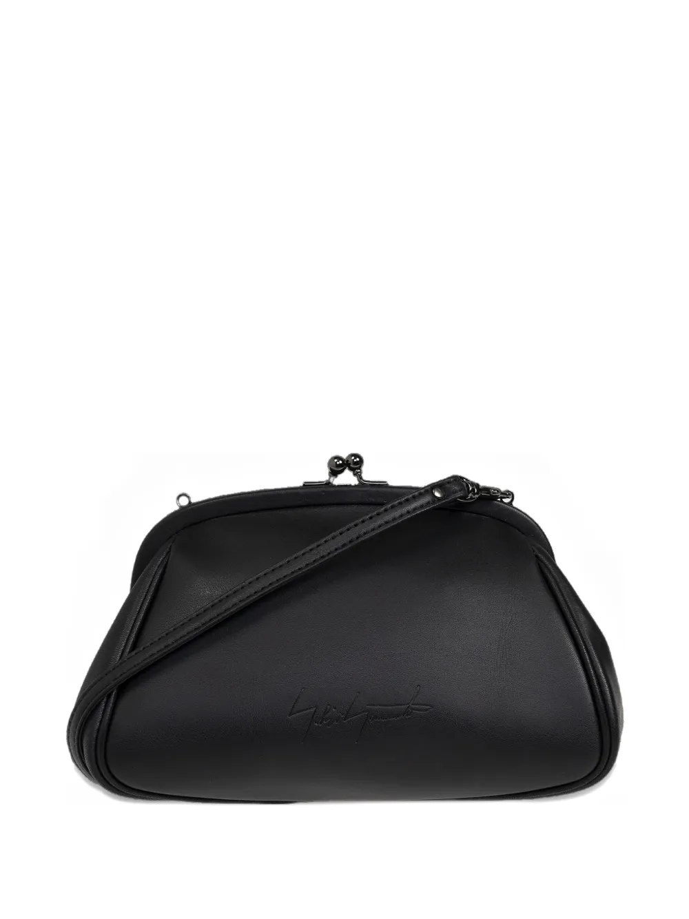 Discord Yohji Yamamoto wide clasp-fastening leather clutch | Image 1