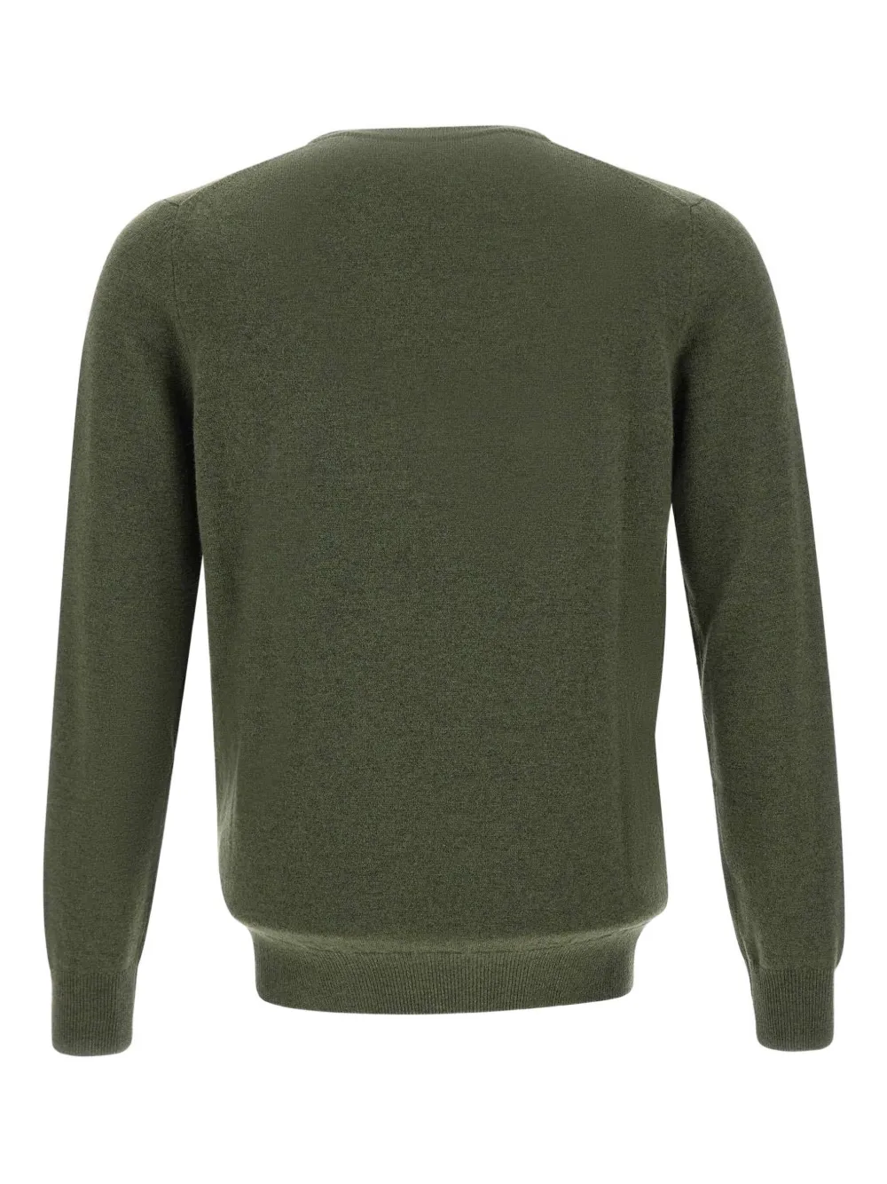 Kangra ribbed crew-neck sweater - Groen