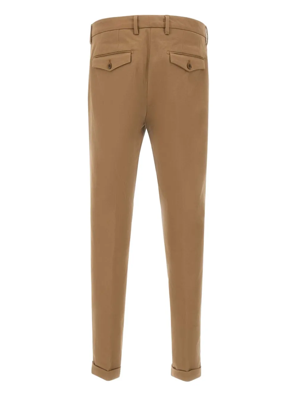 Myths pleated cotton trousers - Bruin