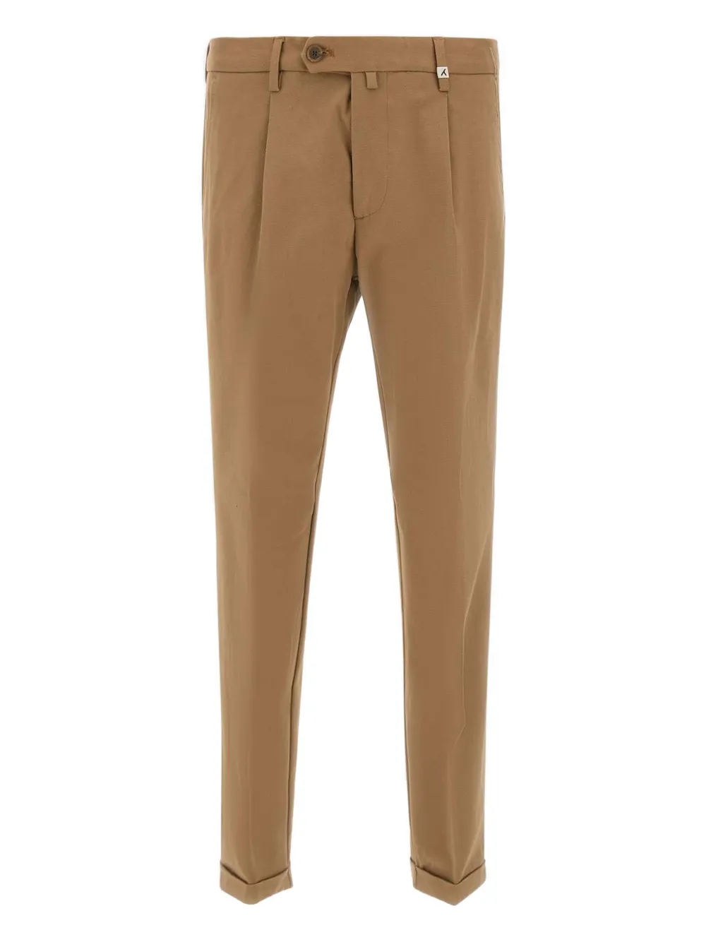 pleated cotton trousers