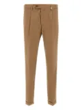 Myths pleated cotton trousers - Brown