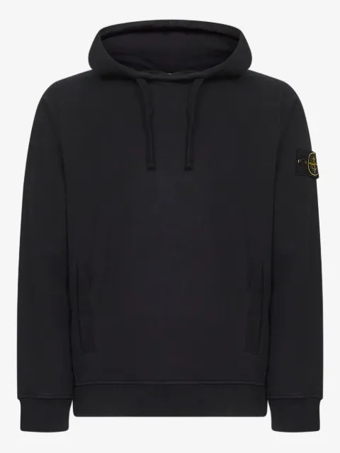Stone Island logo-patch hoodie