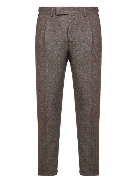 PT Torino pleated wool trousers