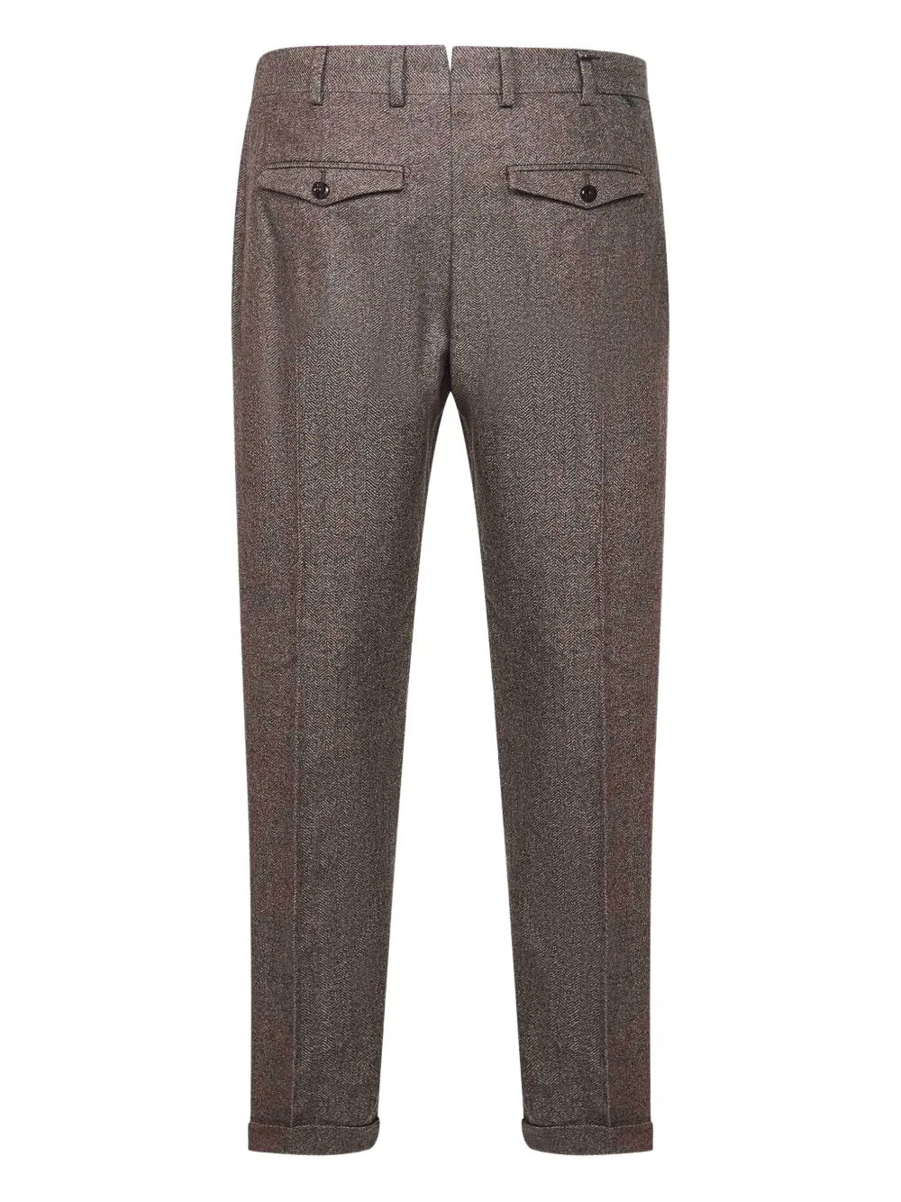 PT Torino pleated wool trousers - Bruin