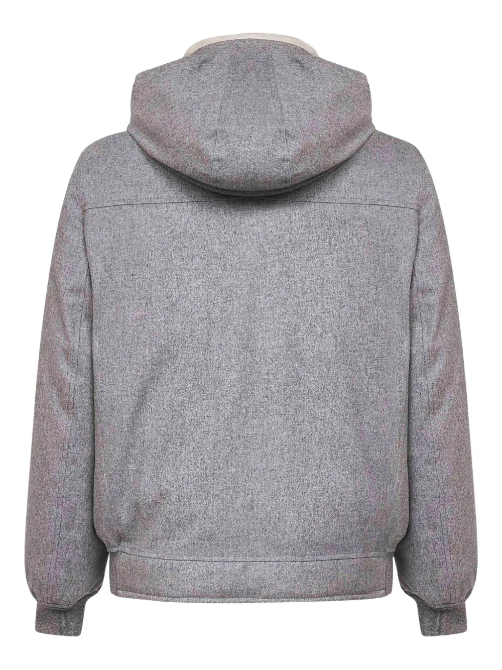 Brunello Cucinelli Gewatteerd jack Grijs
