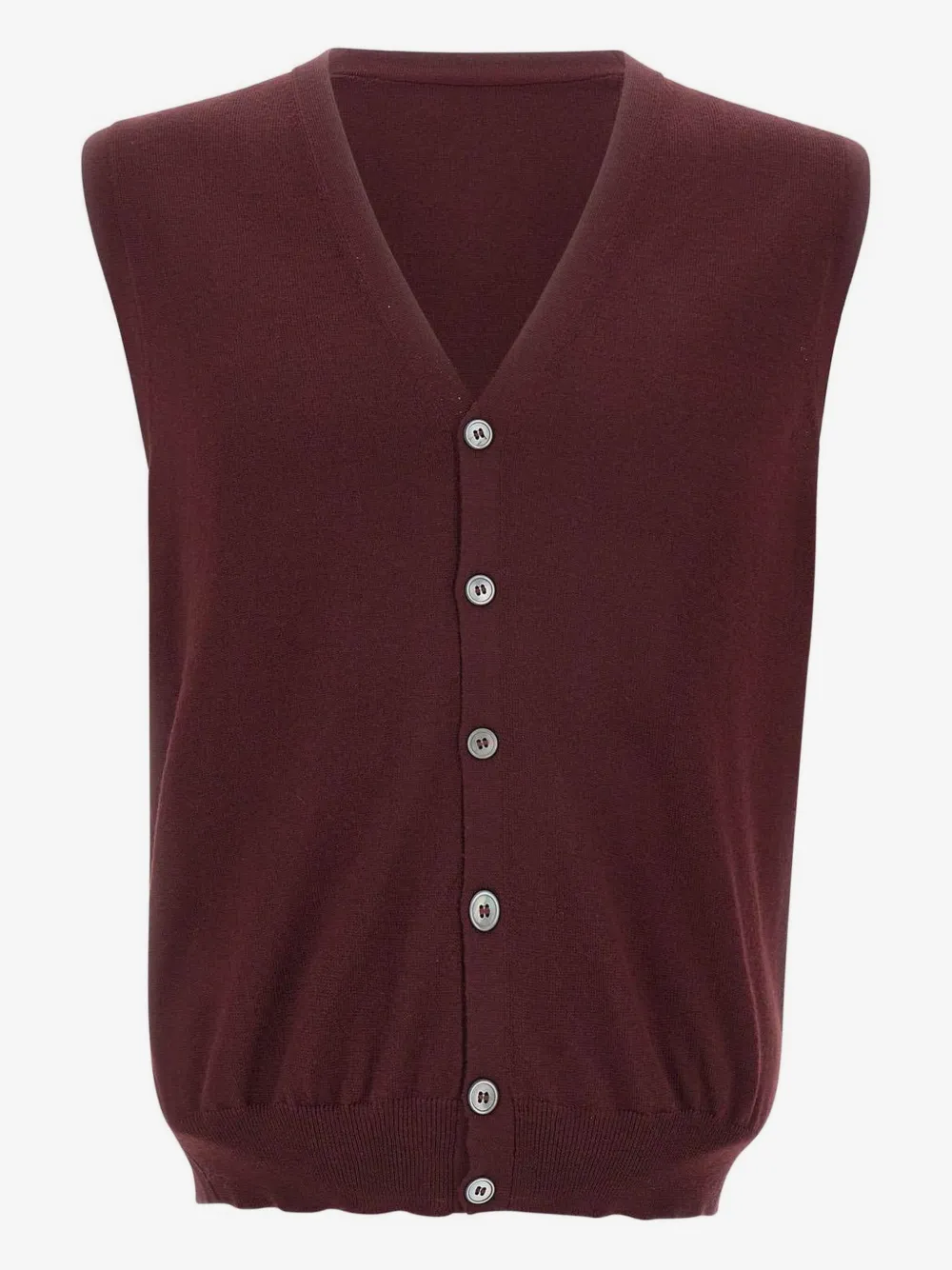 Gran Sasso wool buttoned cardigan | Red | Image 1