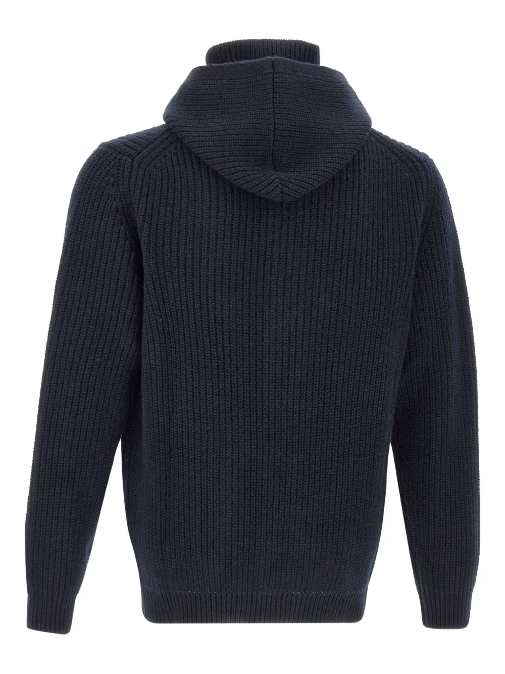 Filippo De Laurentiis Geribbeld vest Blauw
