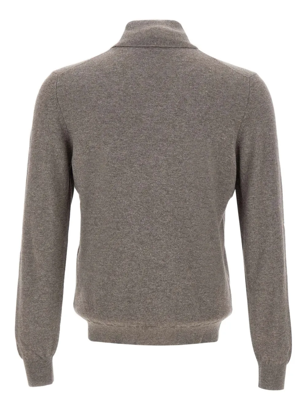 Gran Sasso ribbed turtleneck sweater - Grijs