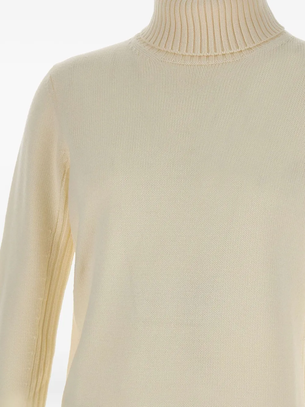 Kangra ribbed-knit turtleneck sweater - Beige