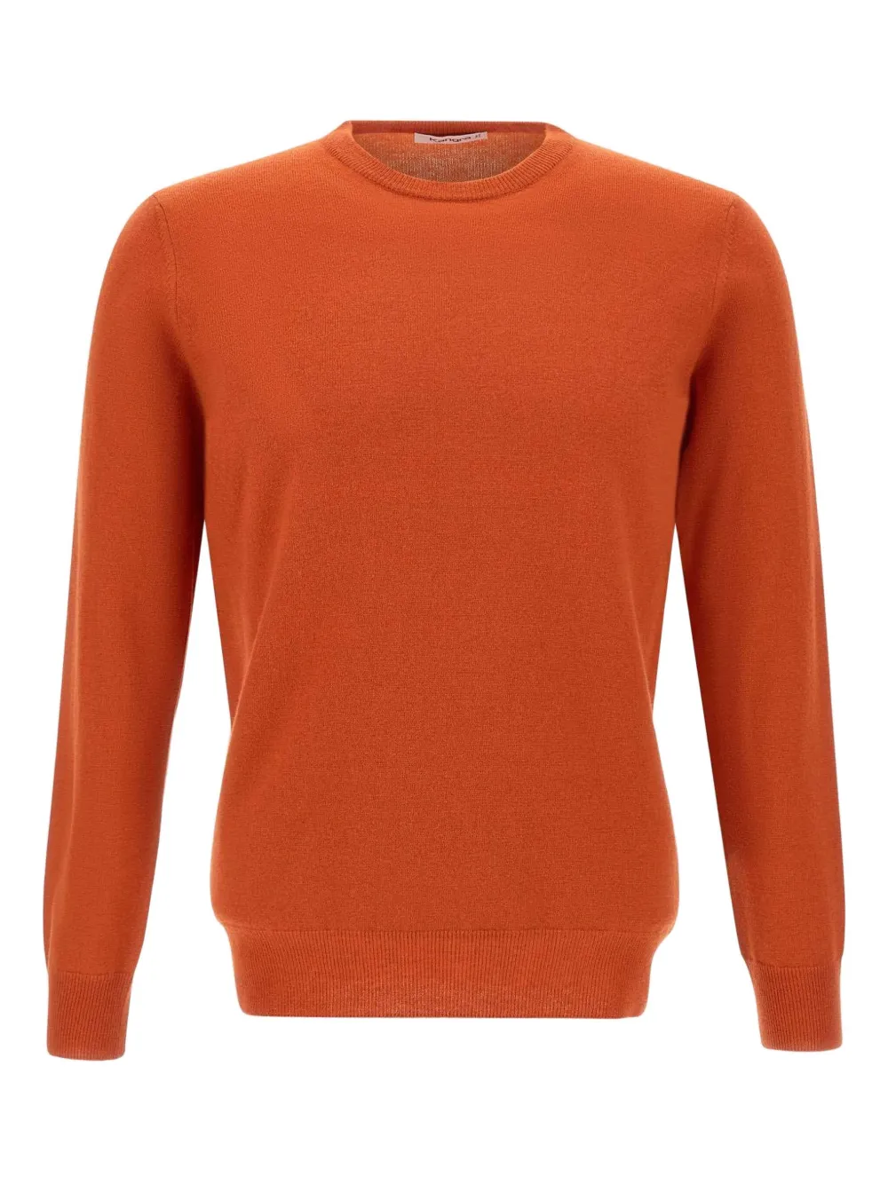 ribbed crew-neck sweater
