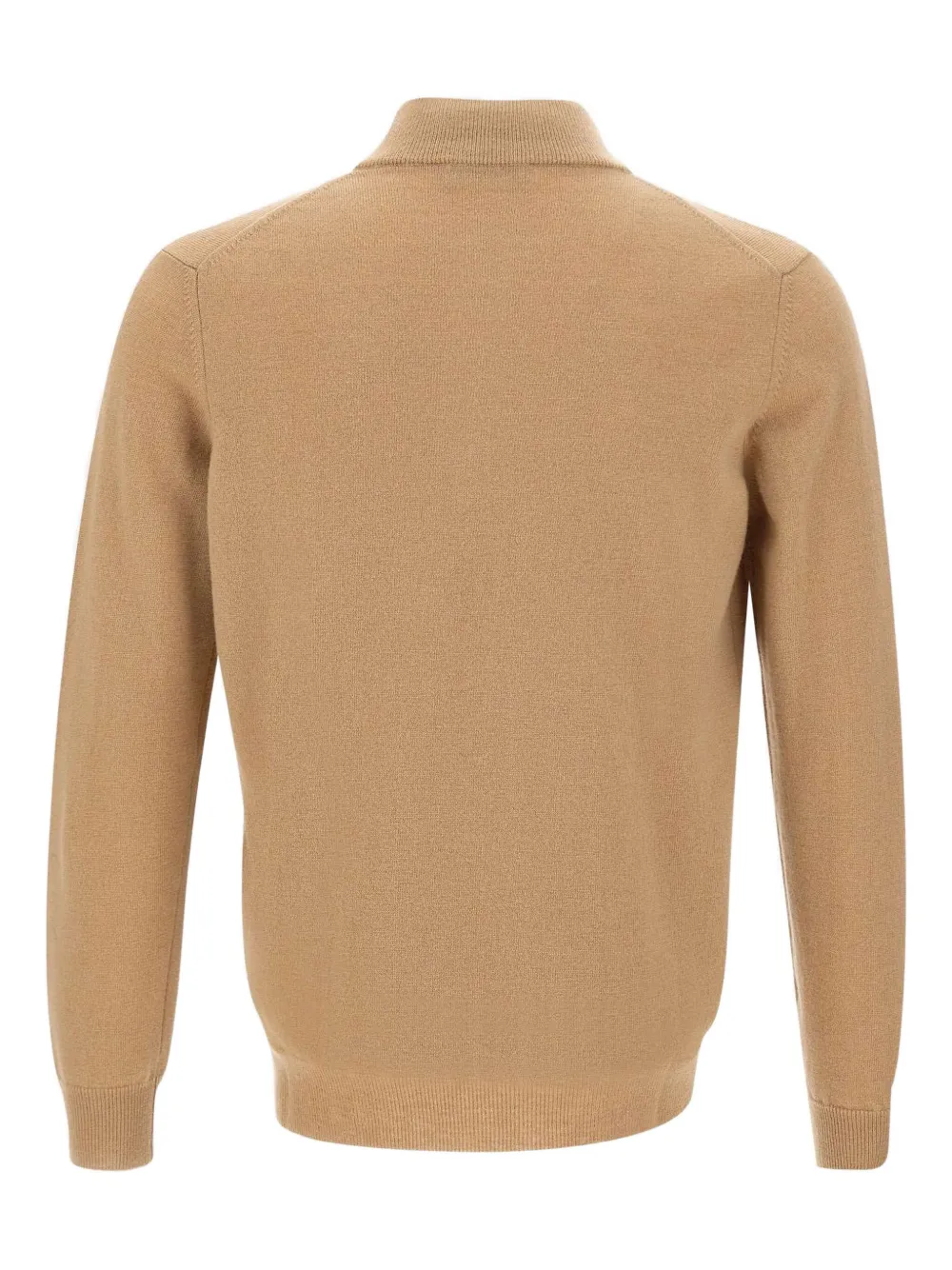 Kangra half-zip high-neck sweater - Beige