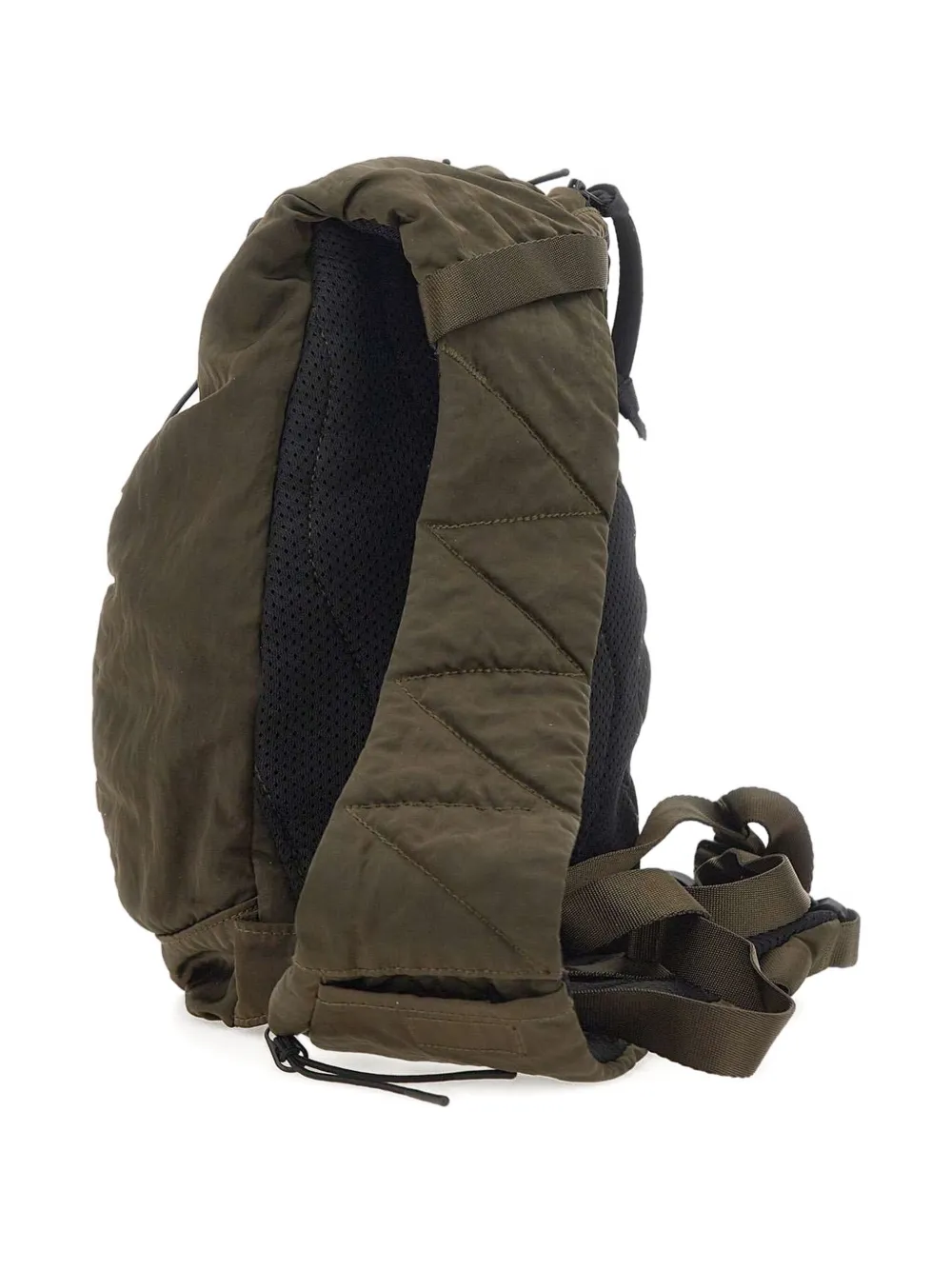 C.P. Company Lens-detail drawstring backpack Groen