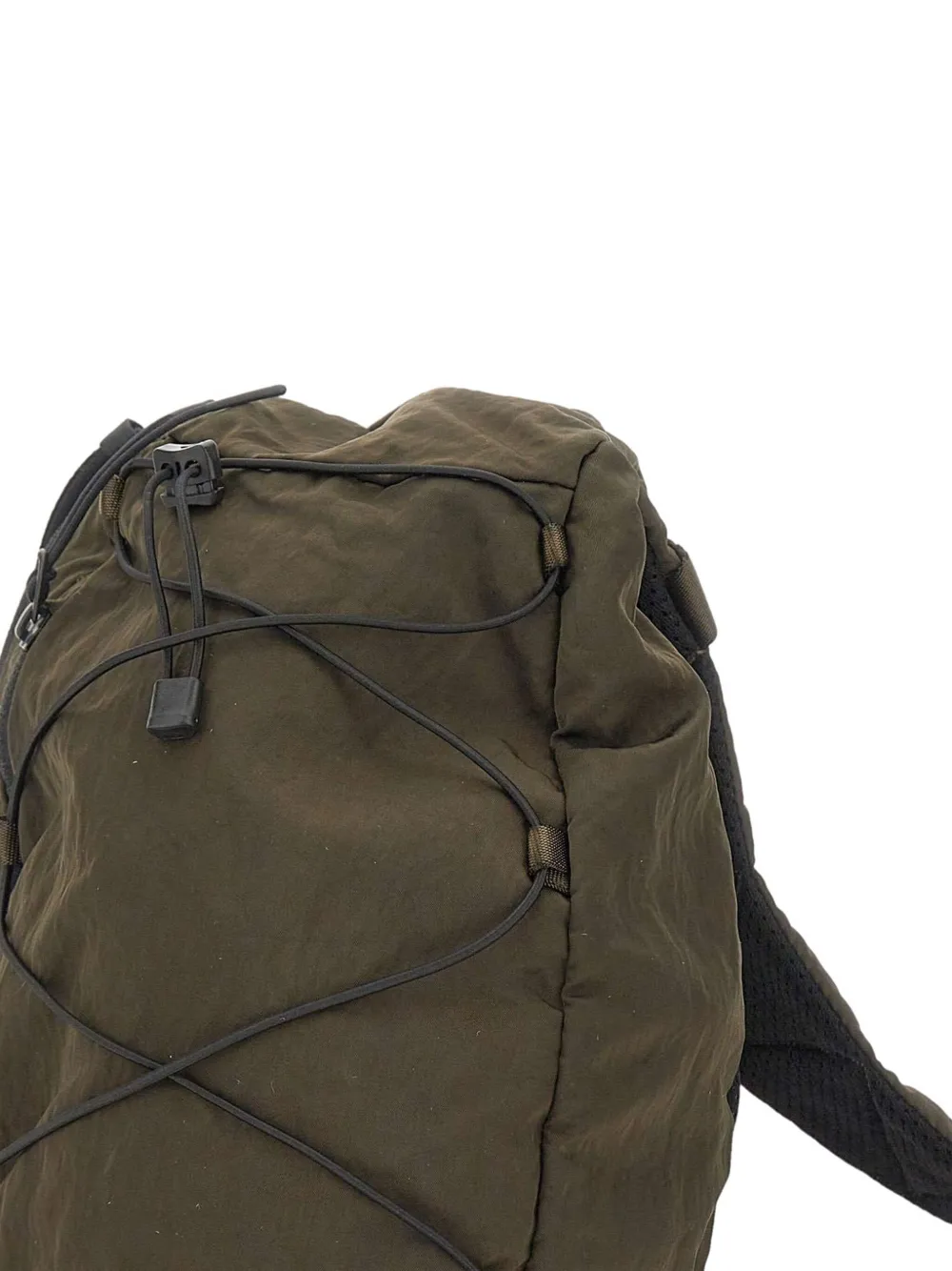 C.P. Company Lens-detail drawstring backpack Groen