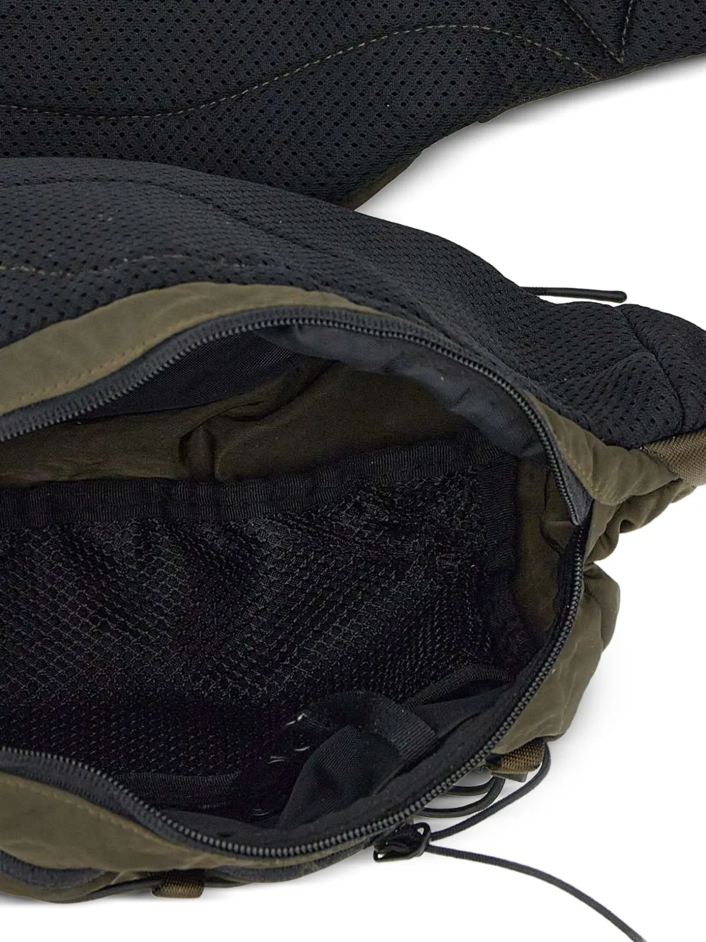 C.P. Company Lens-detail drawstring backpack Groen