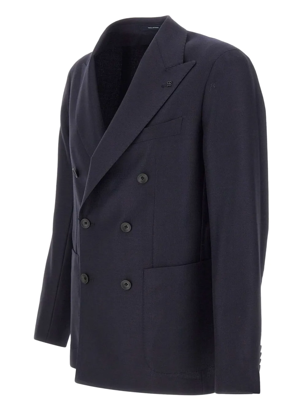 Tagliatore peak-lapel double-breasted blazer Blauw
