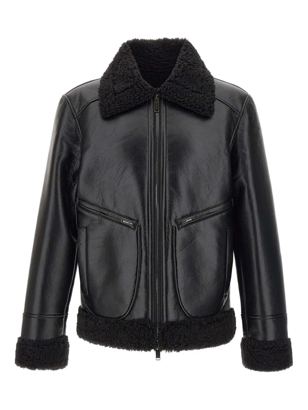 zip-up bomber jacket