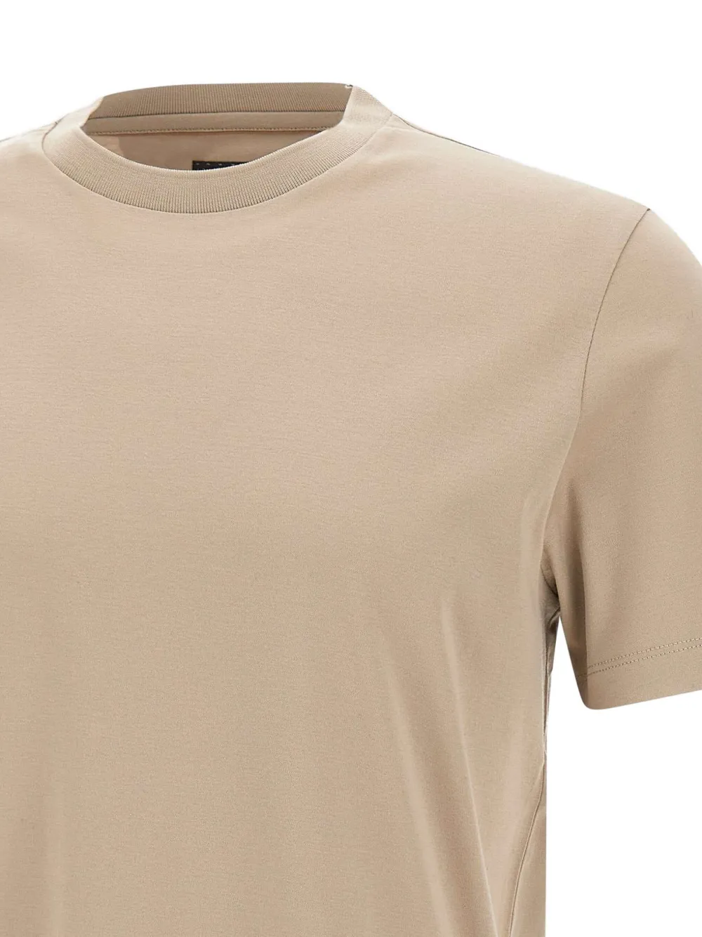 BOSS T-shirt met ronde hals Beige