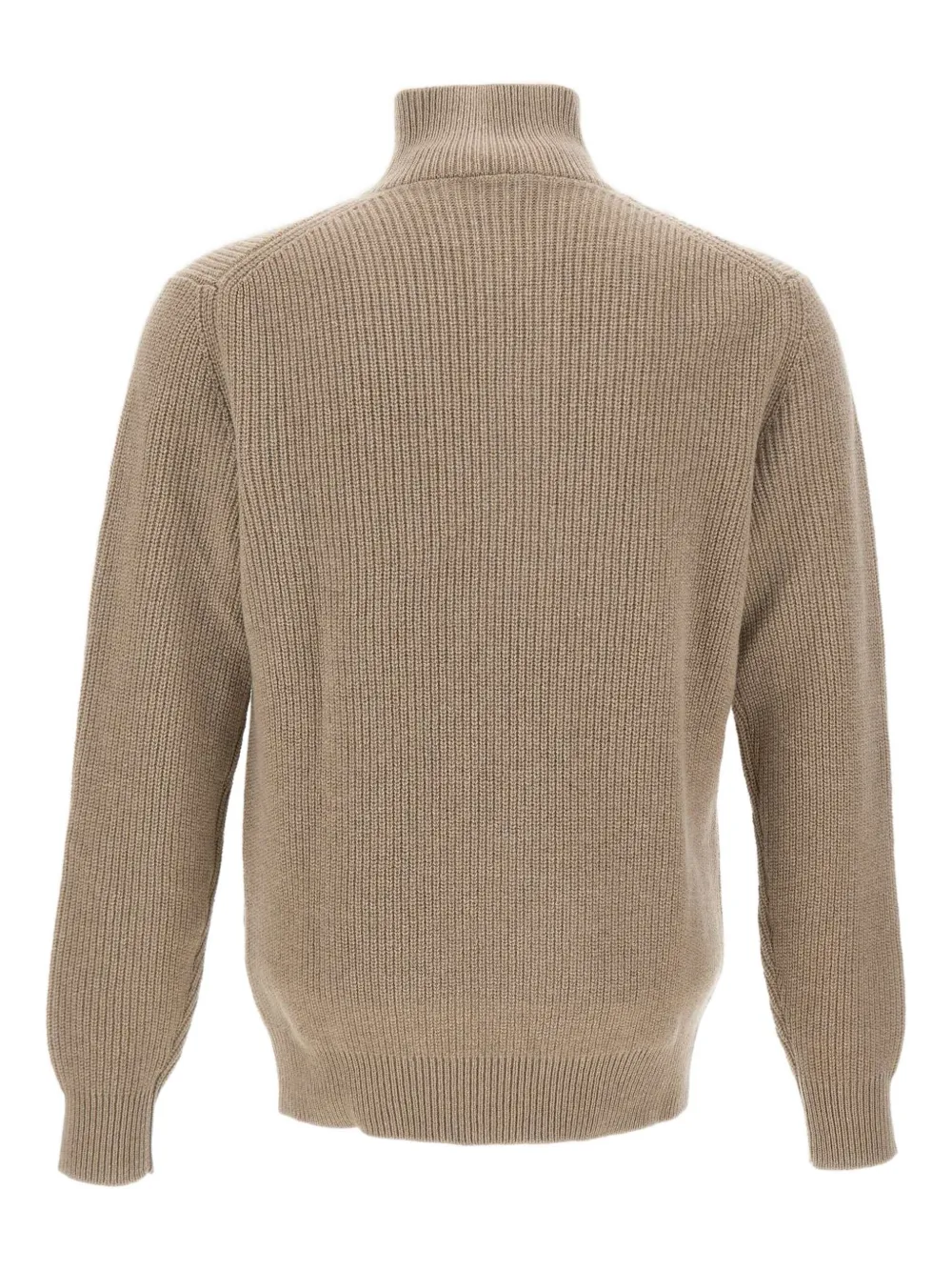 Filippo De Laurentiis ribbed high-neck button sweater - Beige