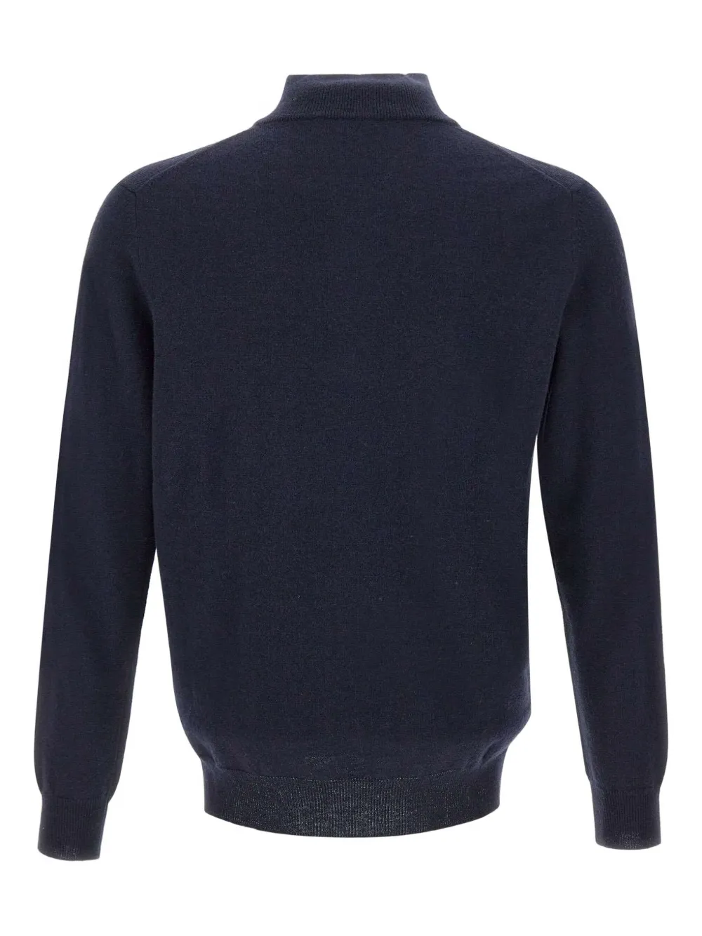 Kangra half-zip stand-collar sweater - Blauw