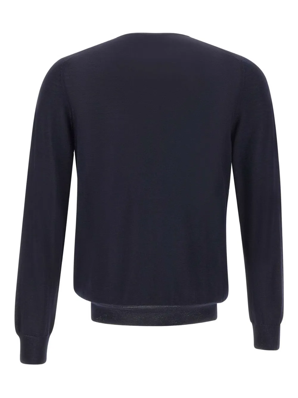 Gran Sasso crew-neck ribbed-edge sweater - Blauw