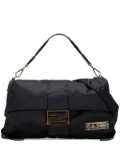 Fendi Pre-Owned 2010-2025 Porter Nylon Baguette satchel - Black