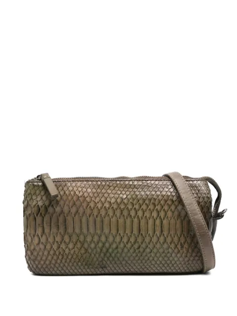 Reptile's House snakeskin zip-fastening crossbody bag