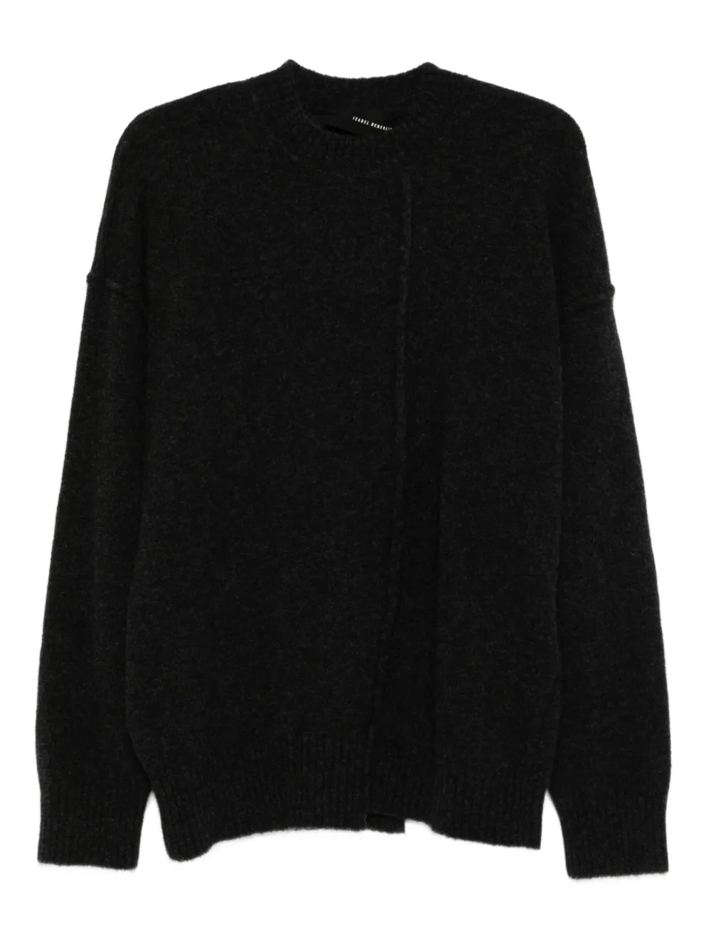 Isabel Benenato asymmetric-seam wool sweater | Black | Image 1