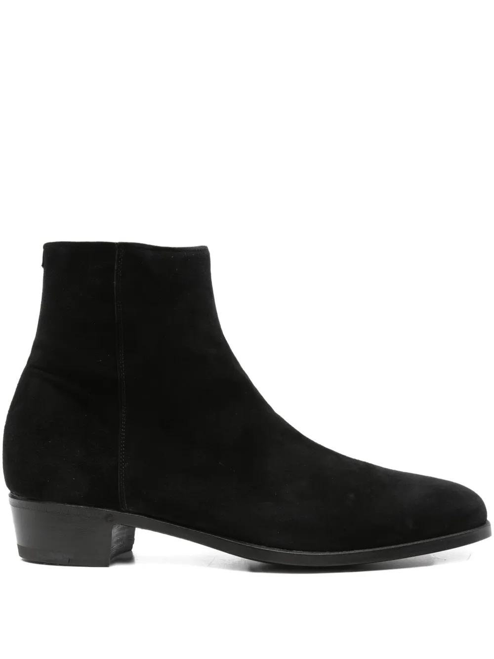 Lardini zip-detail boots Black