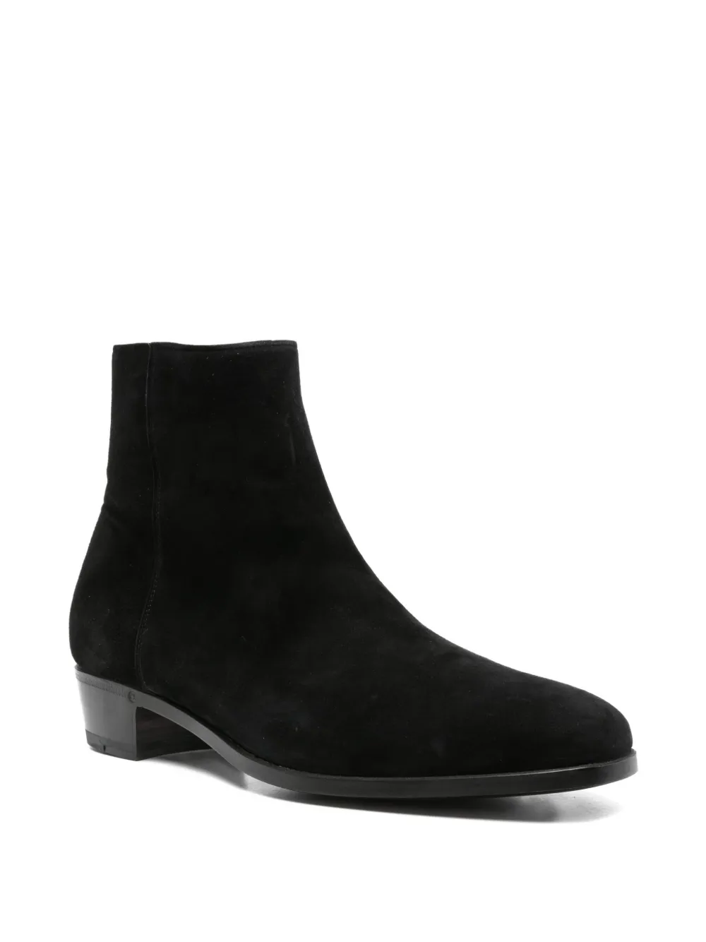 Lardini zip-detail boots Black