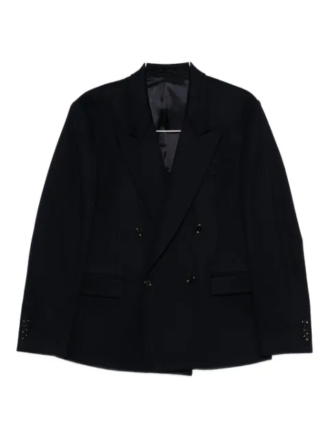 Lardini double-breasted wool jacket