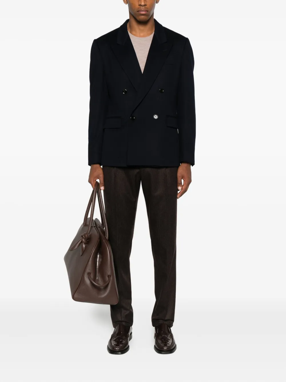 Lardini double-breasted wool jacket | Suit & Dinner Jackets | Image 2