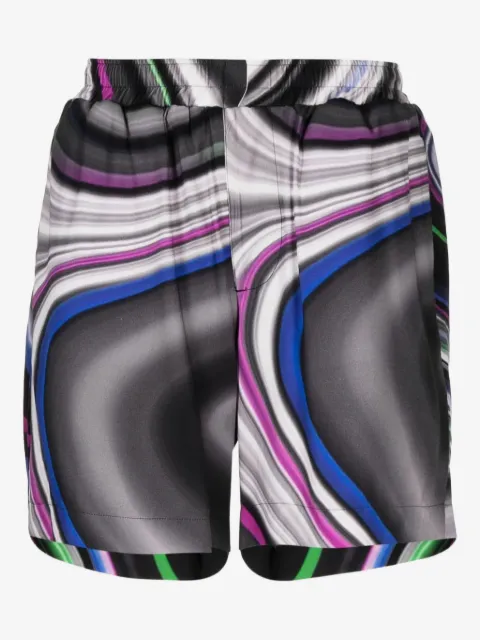 Limitato short imprimé à taille élastiquée