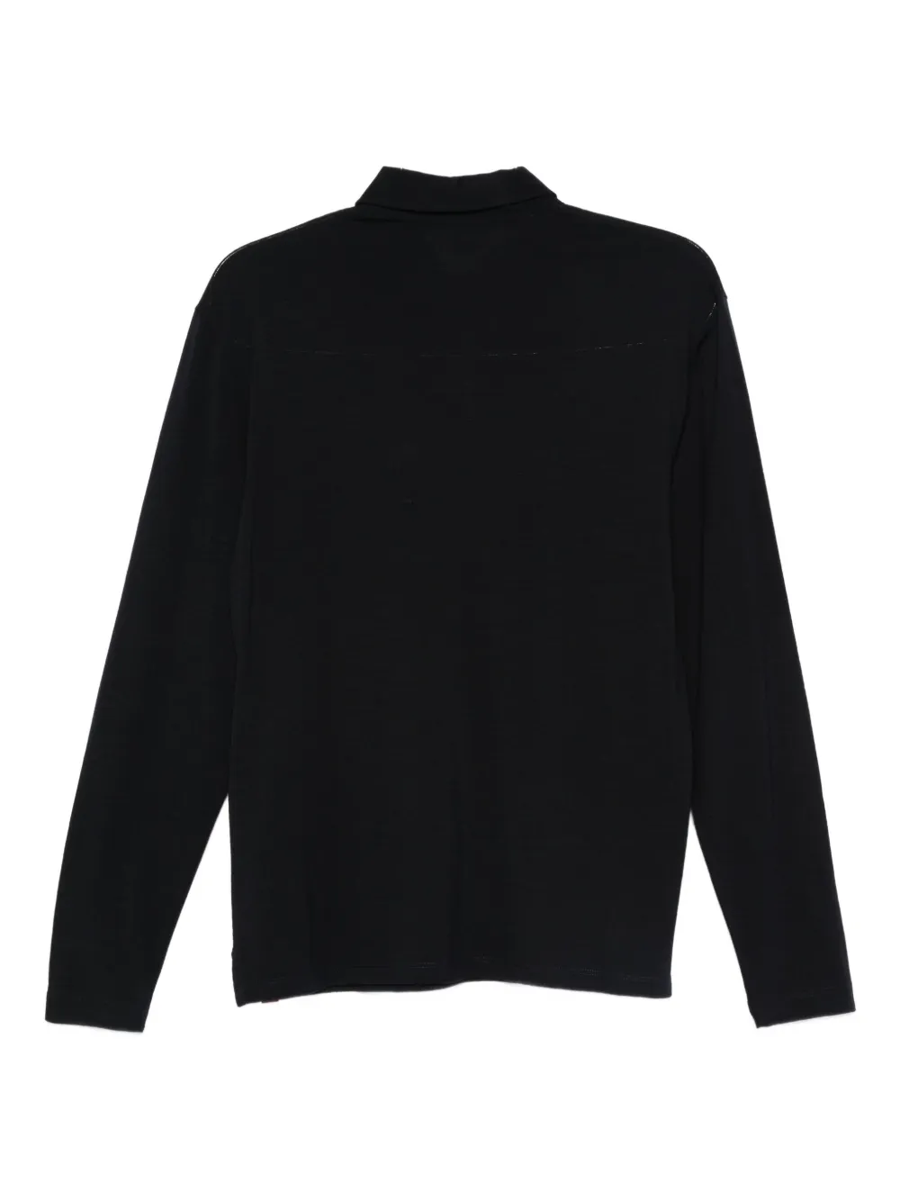 Jacob Cohën wool polo shirt - Zwart