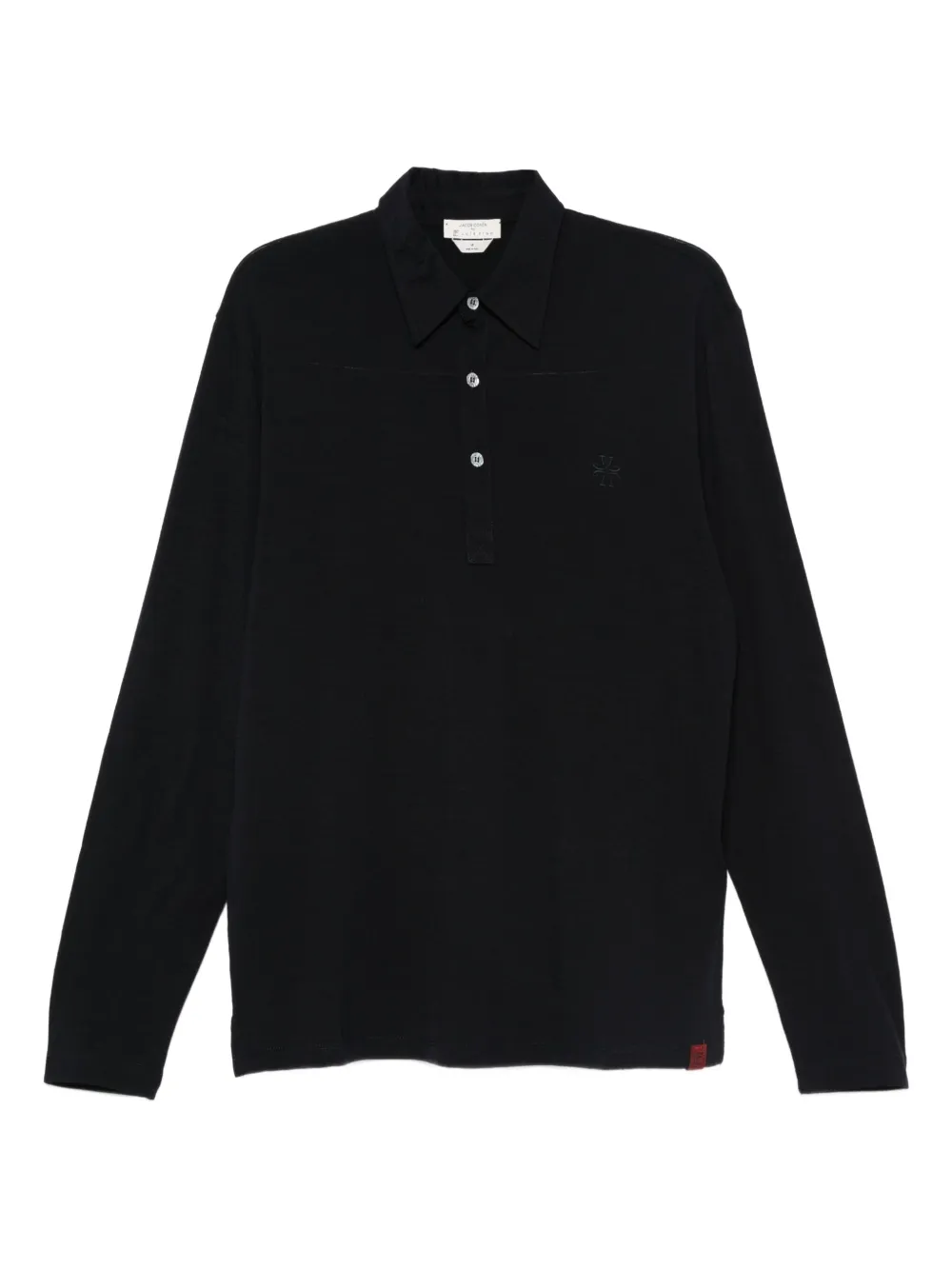 Jacob Cohën Klassisches Poloshirt | Schwarz | Image 1
