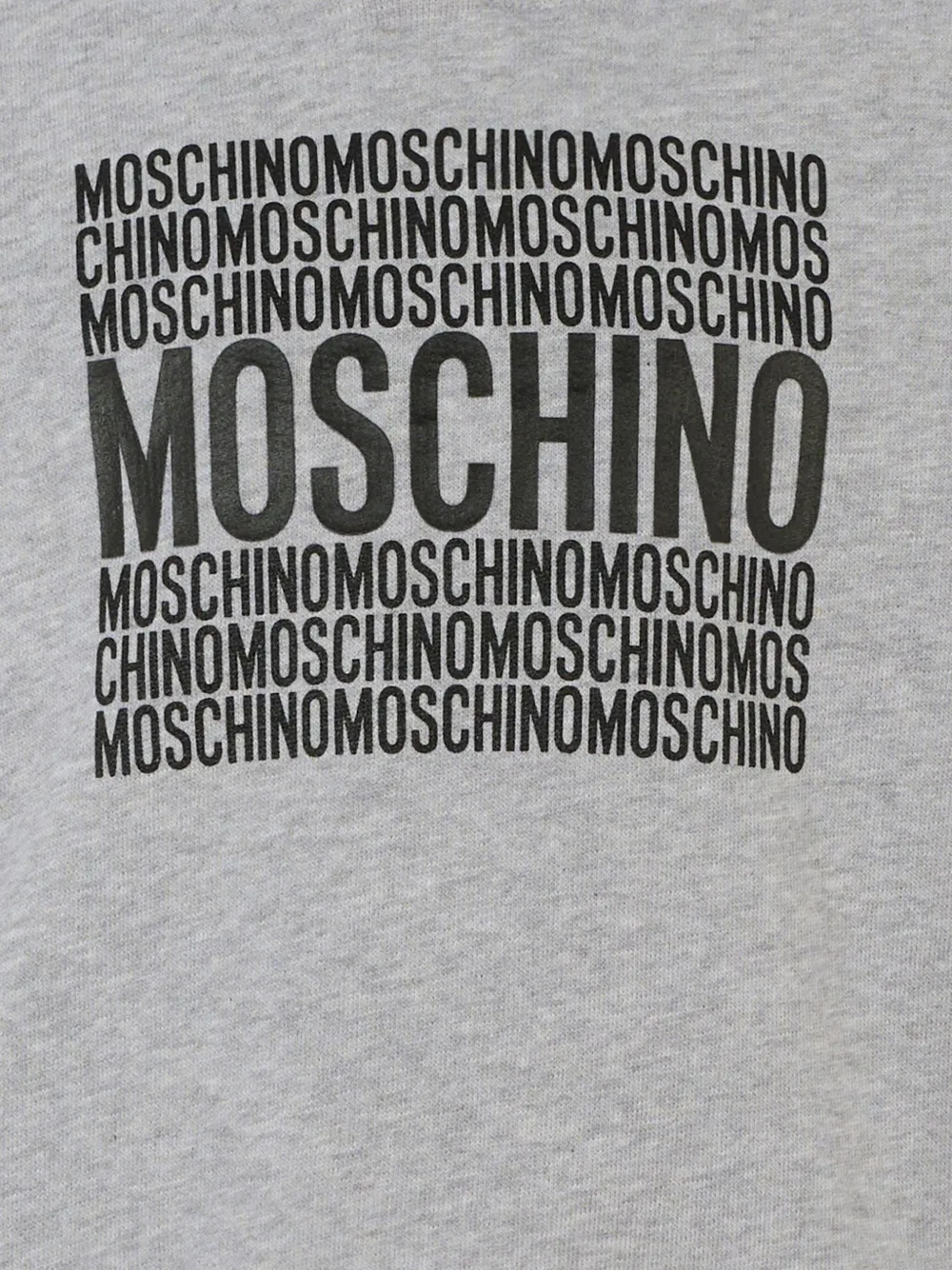 Moschino Kids Top met capuchon Grijs