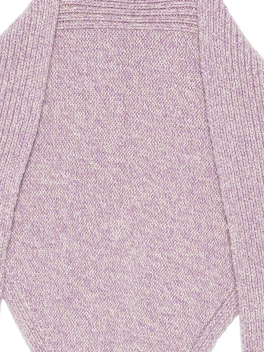 Magda Butrym triangular cashmere scarf - Paars