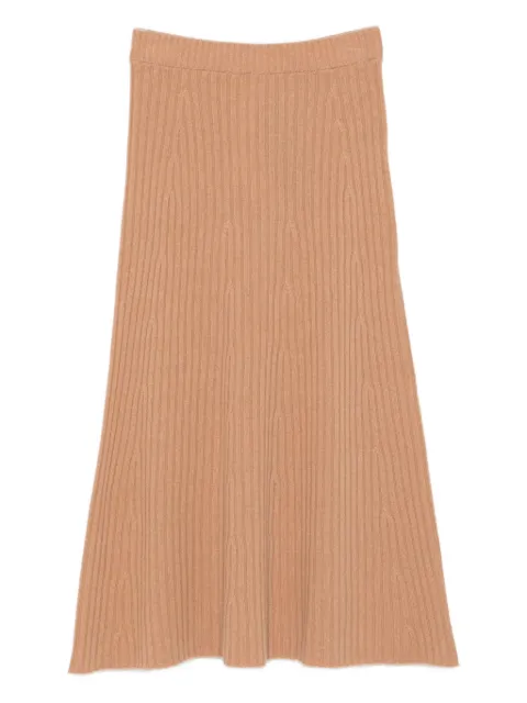 TWINSET ribbed knit midi skirt